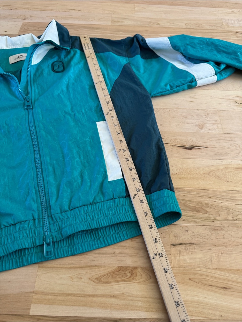 Coach Colorblock Signature Track Jacket-Unisex-L - Picture 5 of 7